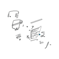 OEM 2011 Lexus LS460 Switch, Rear Seat Memory Diagram - 84927-50120