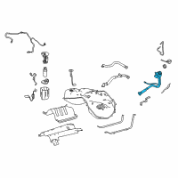 OEM 2021 Lexus LC500 Pipe Sub-Assembly, Fuel Diagram - 77201-11130