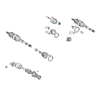 OEM Pontiac Clamp, Front Wheel Drive Shaft Cv Joint Boot Outer Diagram - 88972694