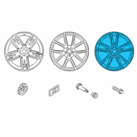 OEM 2022 BMW M8 DISK WHEEL, LIGHT ALLOY, IN Diagram - 36-11-8-089-563