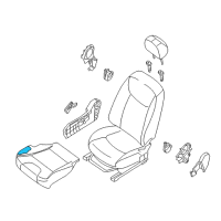OEM 2018 Nissan Sentra Pad-Front Seat Cushion Diagram - 87311-9AM8A