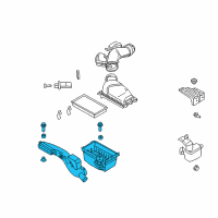 OEM 2010 Lincoln MKZ Lower Housing Diagram - AH6Z-9A600-A