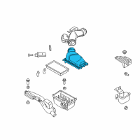 OEM 2015 Lincoln MKX Upper Housing Diagram - 7T4Z-9661-A