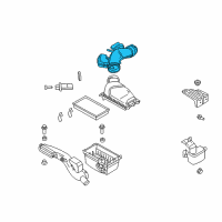 OEM Ford Fusion Outlet Hose Diagram - AH6Z-9B659-A