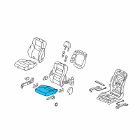 OEM 2007 Honda Civic Pad, L. FR. Seat Cushion Diagram - 81537-SVB-A41