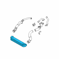 OEM BMW 528i Charge-Air Cooler Diagram - 17-51-7-791-909