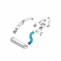 OEM 2008 BMW 528i Charge-Air Duct Diagram - 13-71-7-600-010