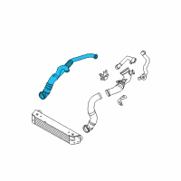 OEM 2008 BMW 528i Charge-Air Duct Diagram - 13-71-7-600-026