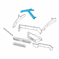 OEM Dodge Ram 3500 Van Molding-Windshield GARNISH Diagram - 5FA18RK5AG