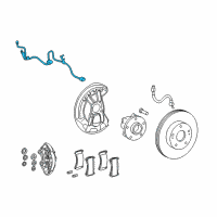 OEM Lexus IS300 Wire, Skid Control Sensor Diagram - 89516-30030