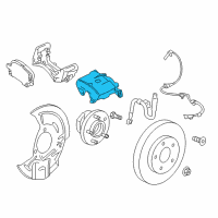 OEM Buick LaCrosse Caliper Diagram - 13514649