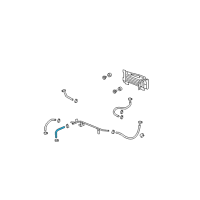 OEM Acura MDX Hose, 170Mm, Atf Diagram - 25211-RYE-A01