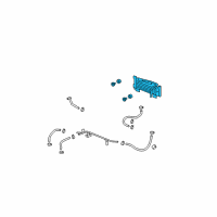 OEM Acura MDX Cooler (Atf) Diagram - 25510-RYE-003