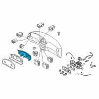 OEM Nissan Pathfinder Cluster Switches-Meter Diagram - 24820-5W900