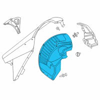 OEM 2006 Dodge Viper Shield-Splash Diagram - 4865491AC