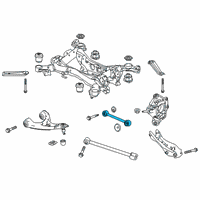 OEM Acura Arm, Left Rear Control Diagram - 52345-TG7-A01