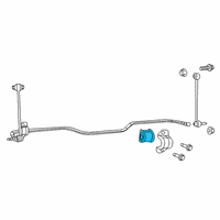 OEM 2020 Ram 1500 BUSHING-STABILIZER Bar Diagram - 68362113AA