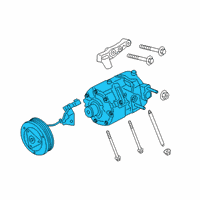 OEM 2022 Ford Escape A/C Compressor Diagram - LX6Z19703XU