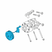 OEM Ford Escape CLUTCH ASY - COMPRESSOR Diagram - LX6Z-19D786-A