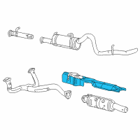 OEM 2001 Ford Excursion Heat Shield Diagram - YC3Z-5E258-AA