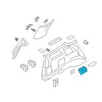 OEM Ford Cup Holder Diagram - FL1Z-7813560-BA