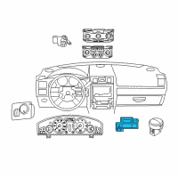 OEM Chrysler 300 Switch-Instrument Panel Diagram - 4602416AF