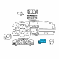 OEM 2005 Chrysler 300 Switch-Instrument Panel Diagram - 4602416AF