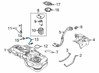 OEM 2022 Kia Seltos EXTN Wiring Assembly-FUE Diagram - 31125J9001