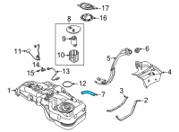 OEM 2019 Hyundai Kona Hose-Fuel Filler Diagram - 31036-J9500