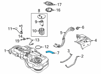 OEM 2022 Kia Seltos Hose-Fuel Filler Diagram - 31036J9500