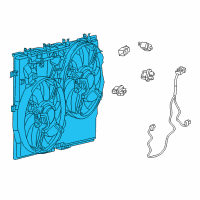 OEM 2020 Ram ProMaster 2500 Fan MODUL-Radiator Cooling Diagram - 68189000AD