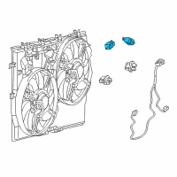 OEM 2014 Ram ProMaster 2500 Radiator Fan Relay Diagram - 68094656AA