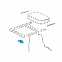 OEM Gear Sub-Assy, Sliding Roof Drive Diagram - 63260-60100