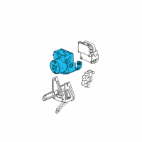 OEM 2009 Saturn Vue ABS Control Unit Diagram - 19301496