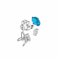 OEM Pontiac Torrent Electronic Brake Control Module Assembly (Remanufacture) Diagram - 19302021