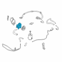 OEM 2000 Honda Accord Pump Assembly, Power Steering (Reman) Diagram - 56100-PAA-A03RM