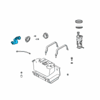 OEM 2004 Jeep Wrangler Tube-Fuel Filler Diagram - 52100495AK