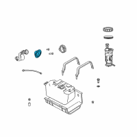 OEM 2005 Jeep Wrangler Adapter-Fuel Filler Diagram - 52127675AF