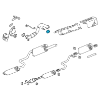 OEM 2015 Chevrolet Sonic Front Pipe Gasket Diagram - 95020206