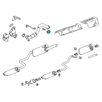 OEM Chevrolet Sonic Front Pipe Gasket Diagram - 95020206