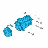 OEM 2020 Ford Escape Compressor Diagram - JX6Z-19703-H