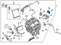OEM Nissan Rogue Actuator Assy-Mode Diagram - 27731-6RF0A
