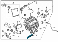 OEM Nissan Rogue HEATER ASSY-PTC Diagram - 27143-1BP1A