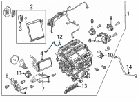 OEM 2021 Nissan Titan Sensor-Intake Diagram - 27723-3SB0A