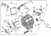 OEM Nissan Rogue Actuator Assy-Air Mix Diagram - 27732-6RF2A