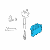 OEM 2018 BMW X1 Dme Mevd Engine Control Module Diagram - 12-14-8-674-264