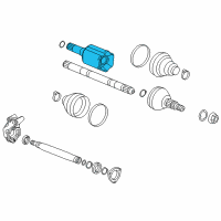OEM Cadillac CV Joints Diagram - 13333931
