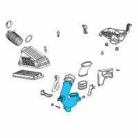 OEM 2004 Honda Accord Tube A, Air Inlet Diagram - 17242-RCA-A20