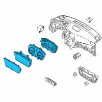 OEM Hyundai Cluster Assembly-Instrument Diagram - 94051-C2020