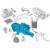 OEM Ford F-150 AC & Heater Assembly Diagram - HL3Z-19850-DJ